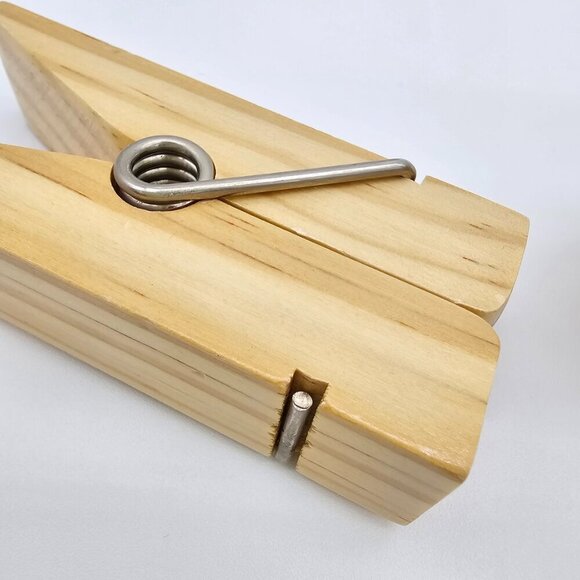 Jumbo Oversized Wooden Clothespins, 4"  - 2 Pieces - Picture 9 of 16